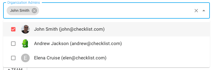 Organization Admins