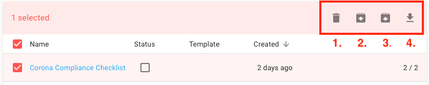 Search Result Actions