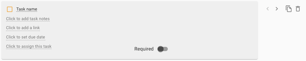 Template editor edit task