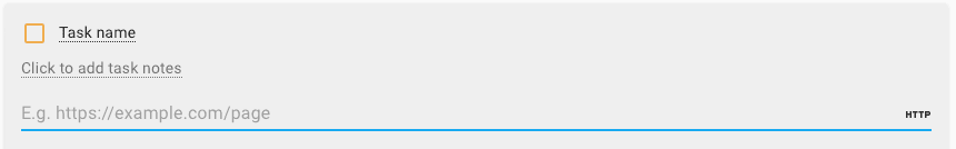 Template editor task link