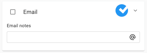 Task Email Type