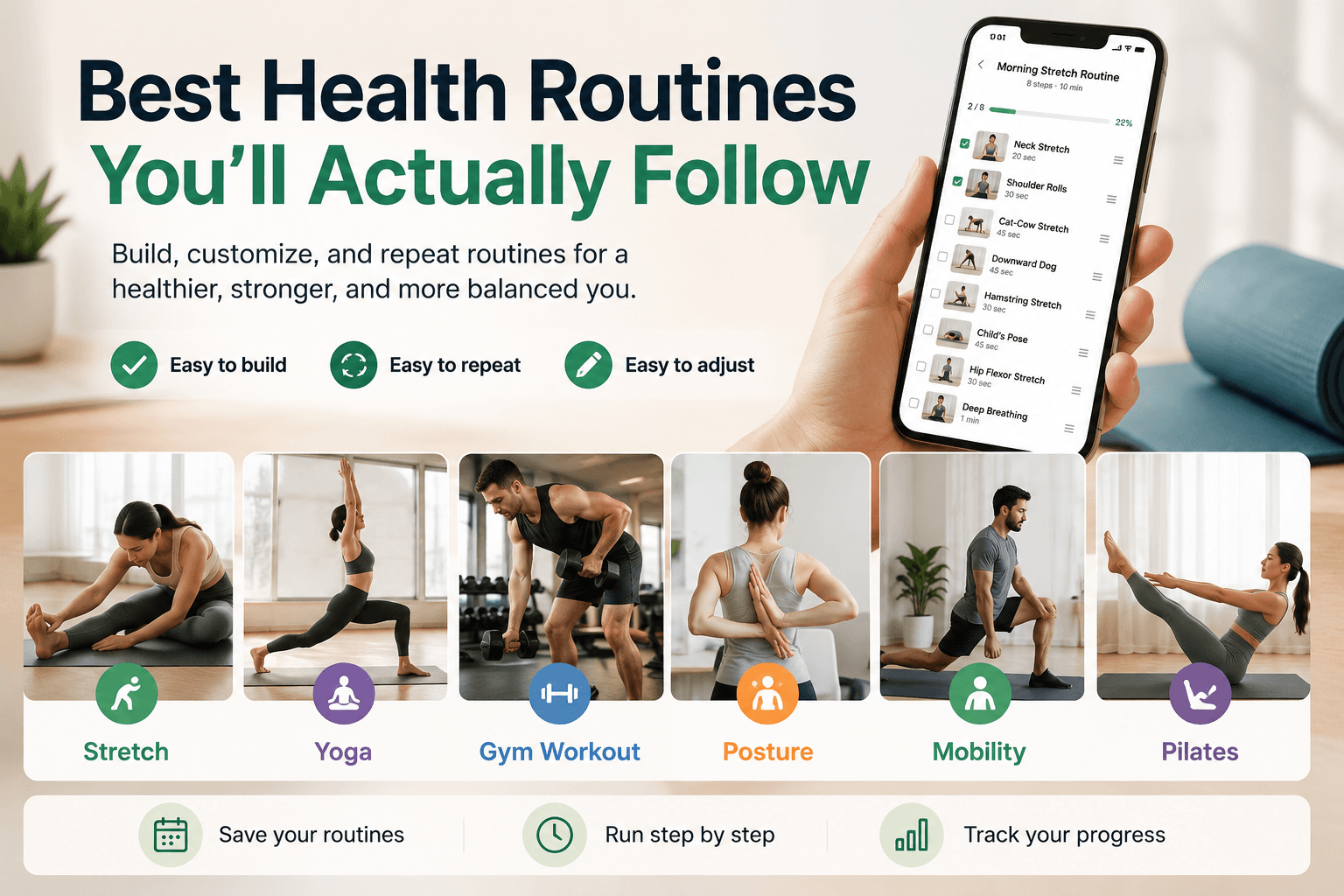 Best Health Routines You’ll Actually Follow
