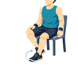 Ankle CARs mobility exercise