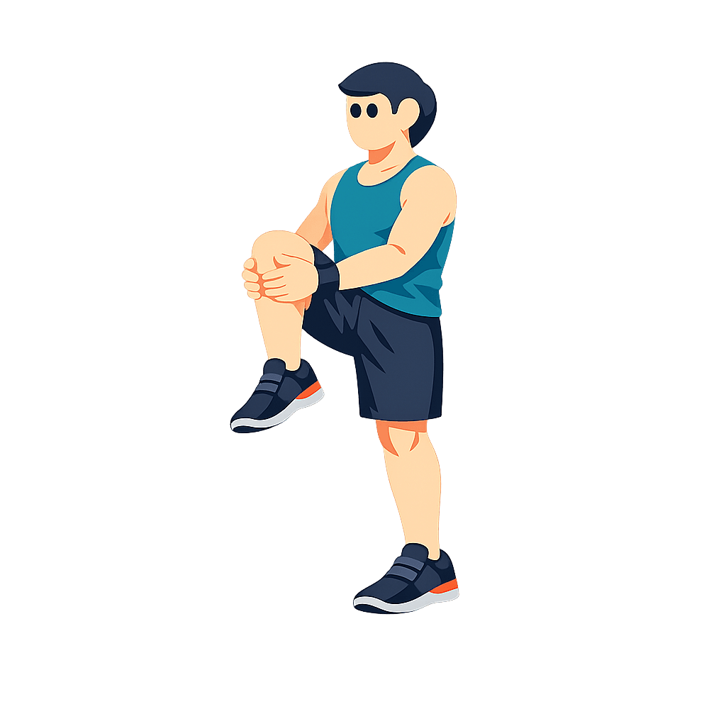Walking Knee Hugs