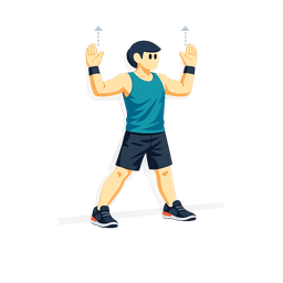 Wall shoulder slides mobility exercise