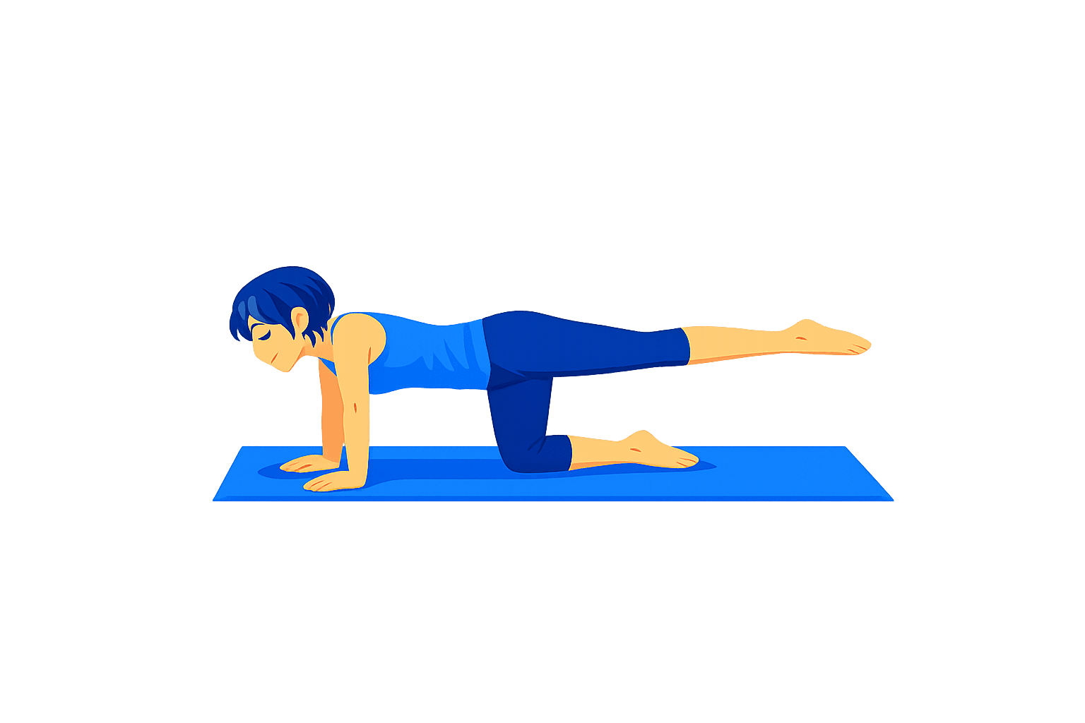 Kneeling Leg Extension