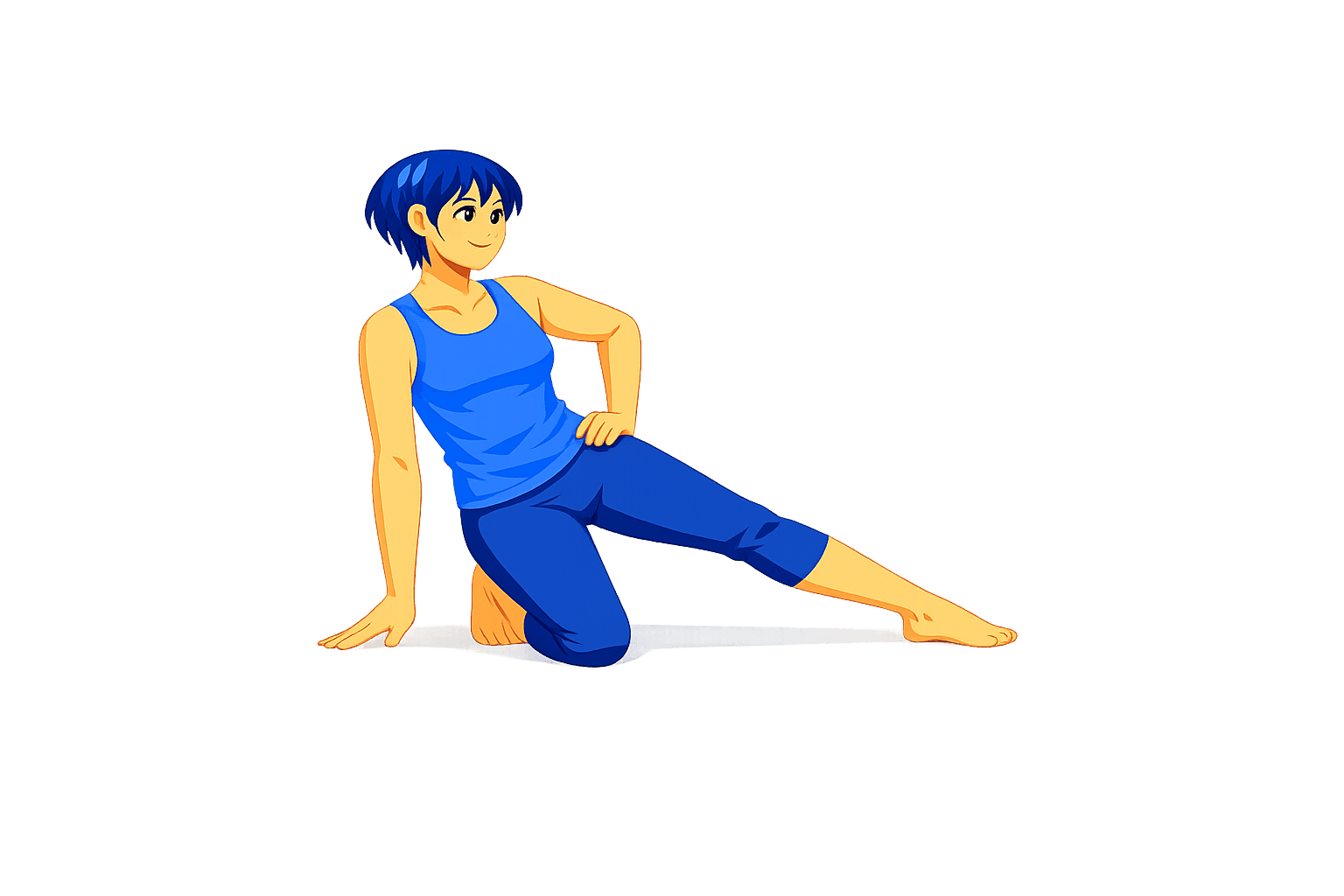 Kneeling Side Kick Prep