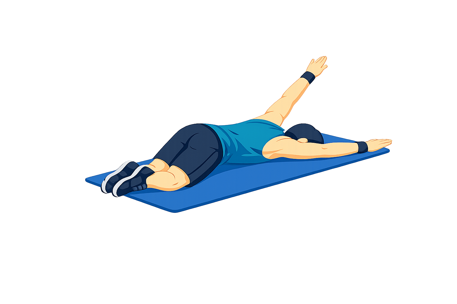 Prone Y Raise