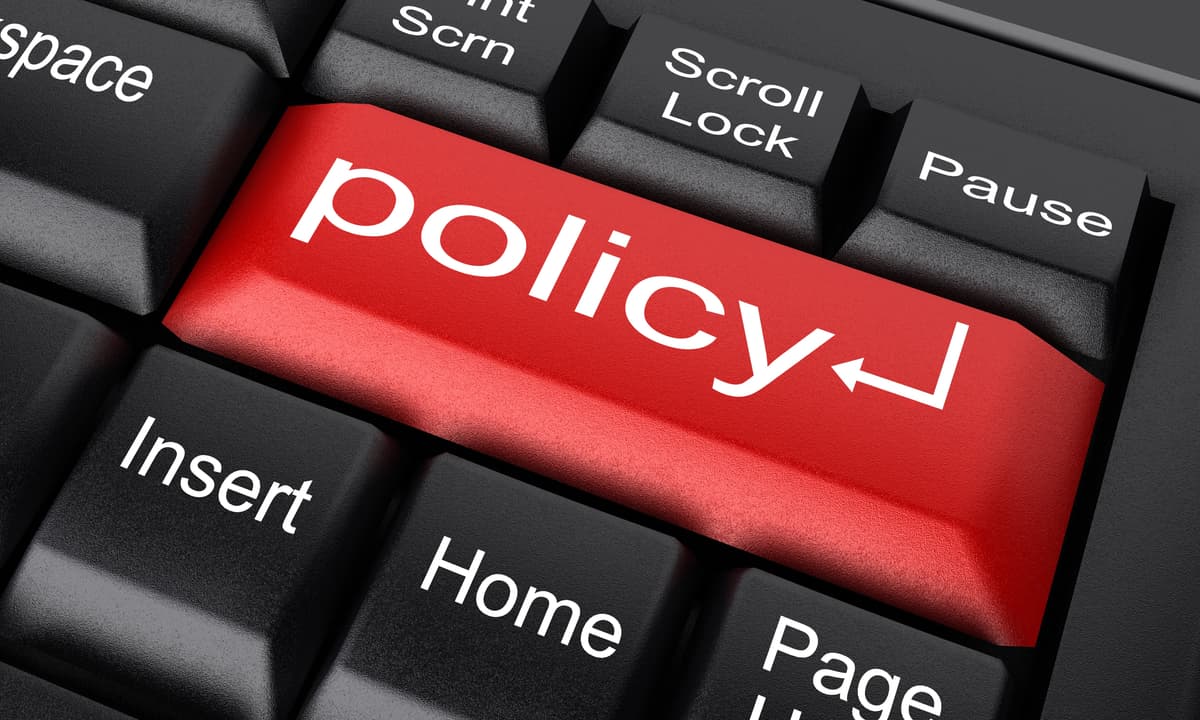 Policy Checklist - 33 tasks | Free | App | PDF | Printable