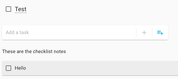 Checklist Notes Viewed