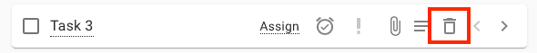 Delete Tasks