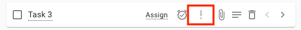 Task Priority