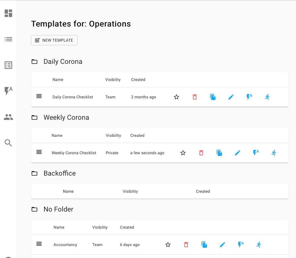 Template Folders
