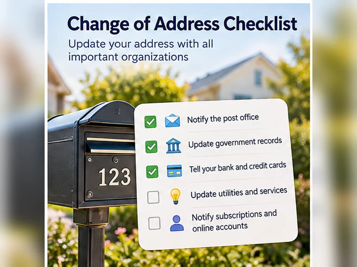 Change of Address Checklist