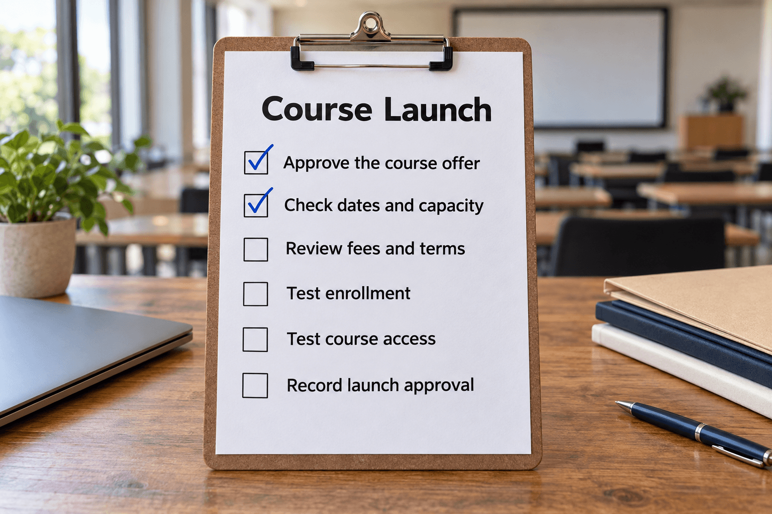 Course Enrollment Launch Checklist