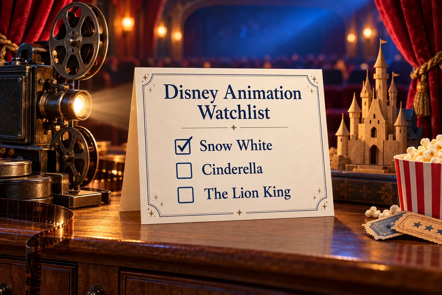 Disney Animated Movies in Order