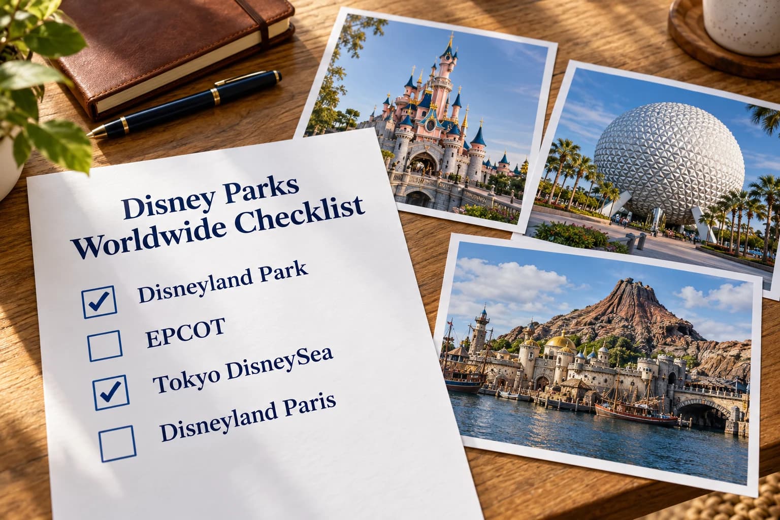 Disney Parks Around the World Checklist