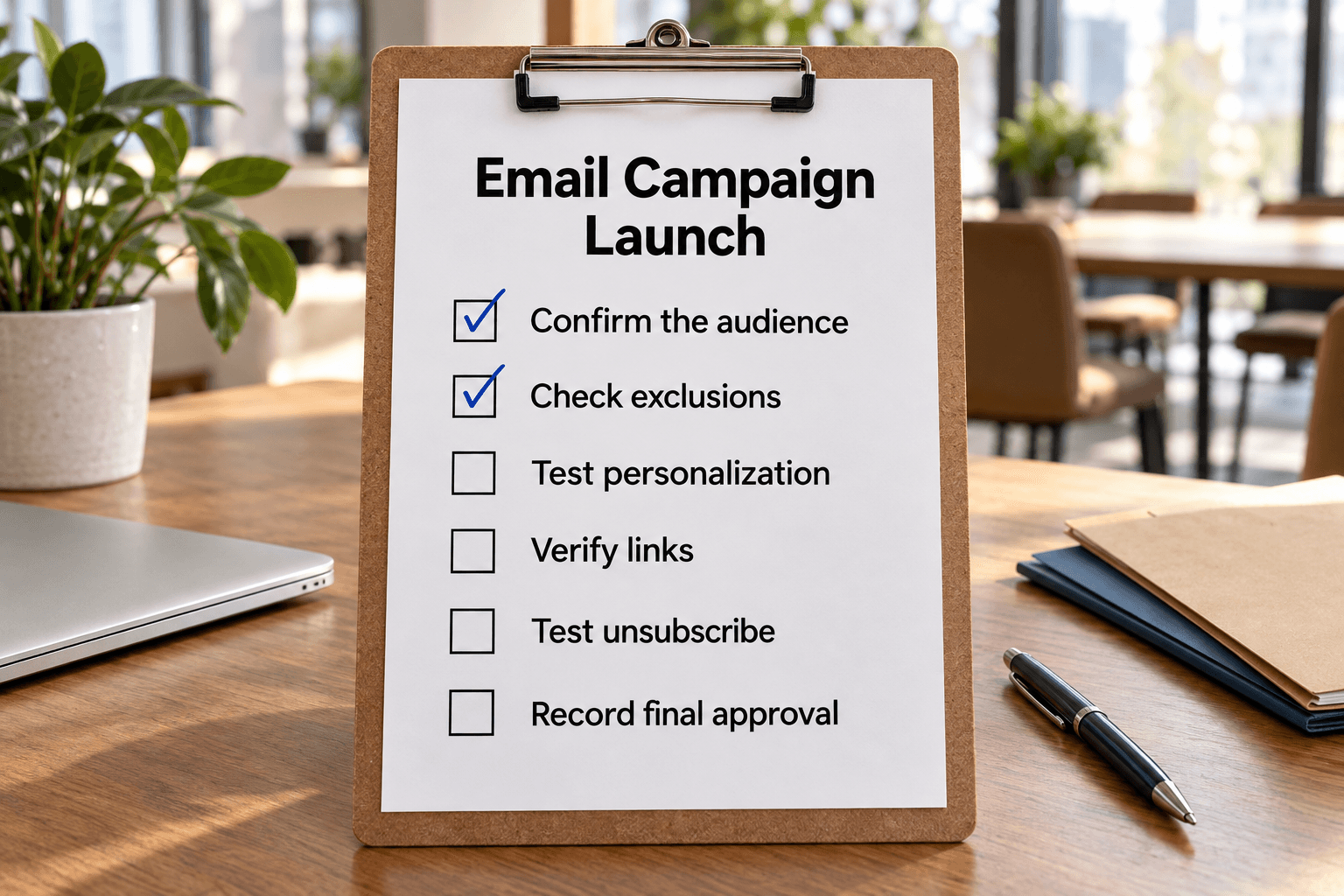 Email Campaign Launch Checklist