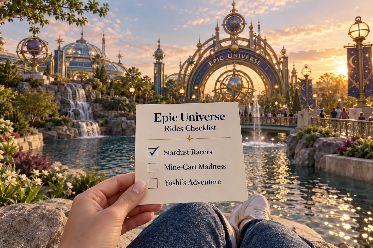 Epic Universe Rides Checklist