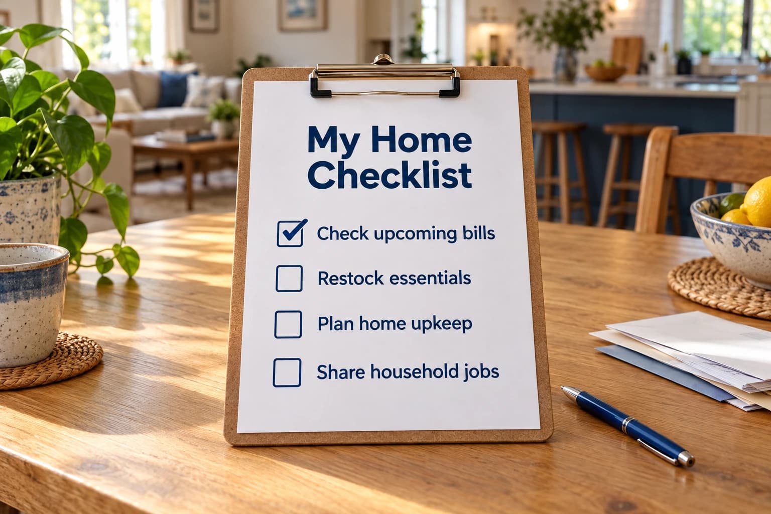 My Home Checklist