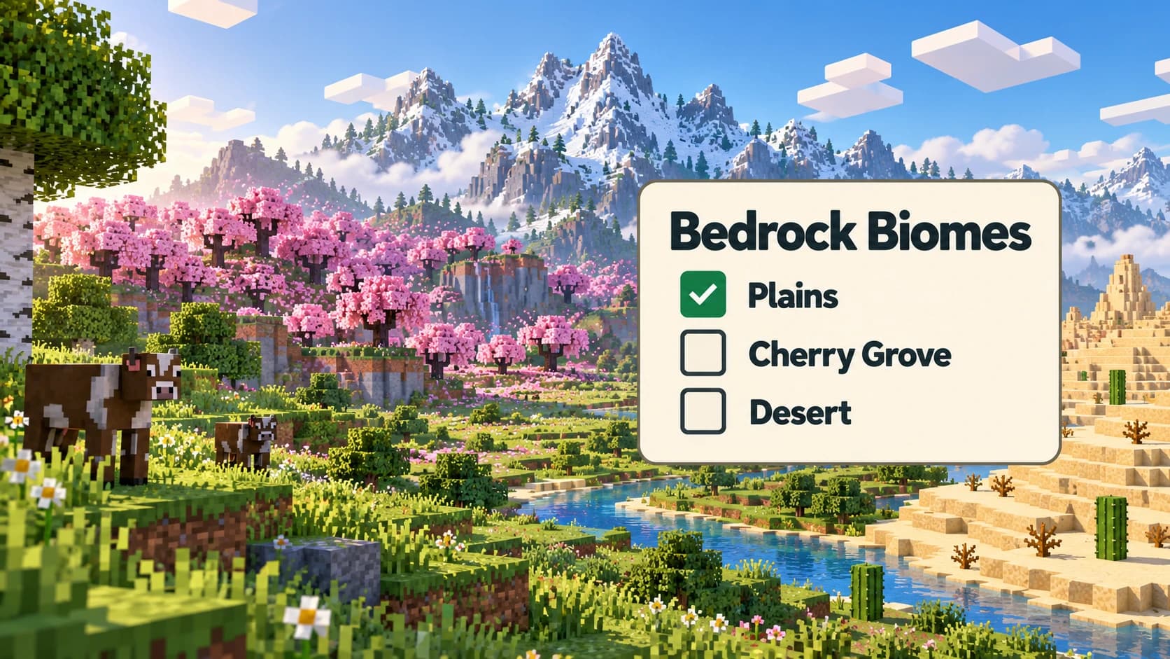 Minecraft Bedrock Biomes