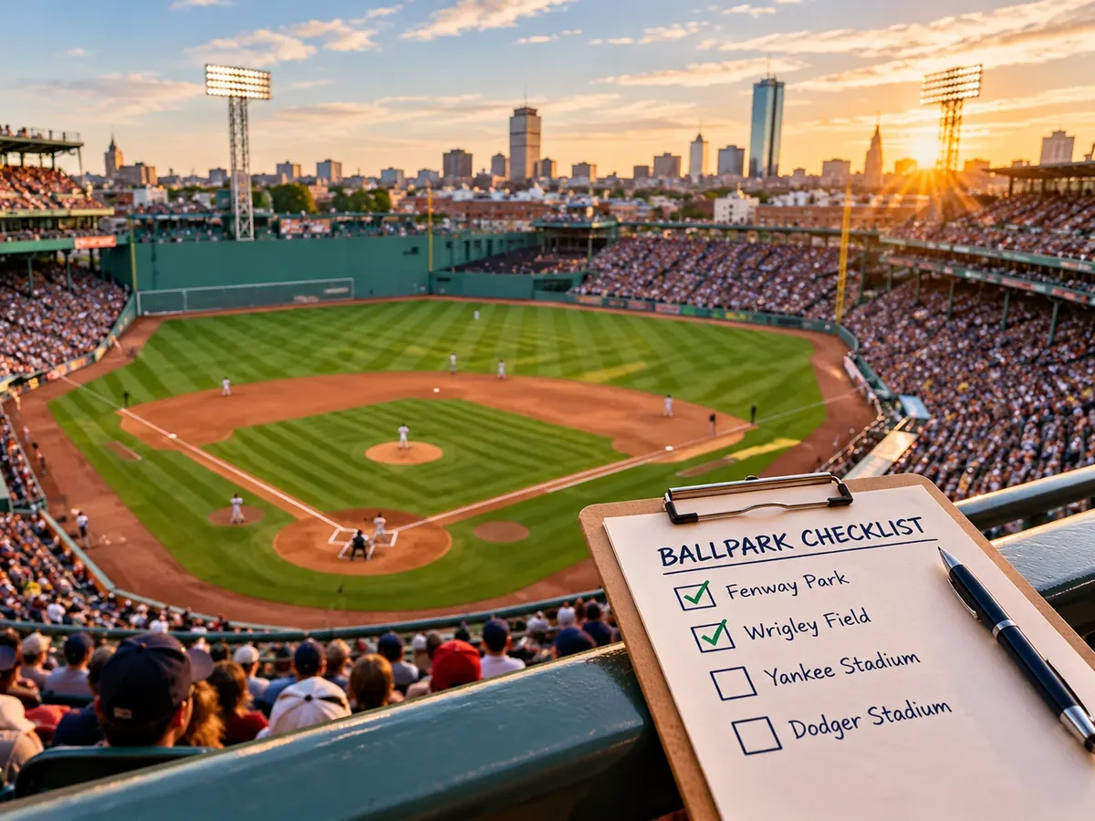MLB Ballparks Checklist