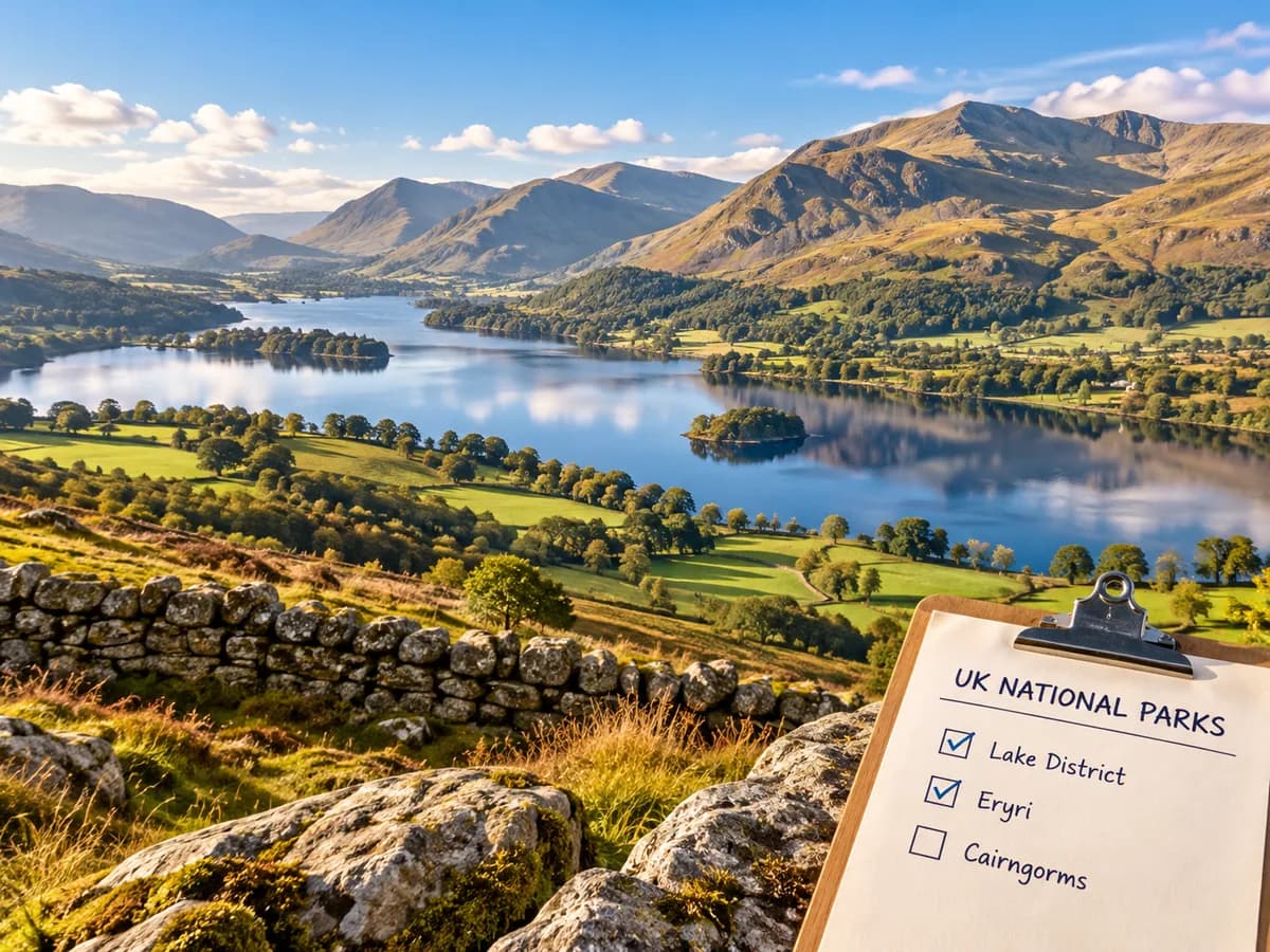 UK National Parks Checklist