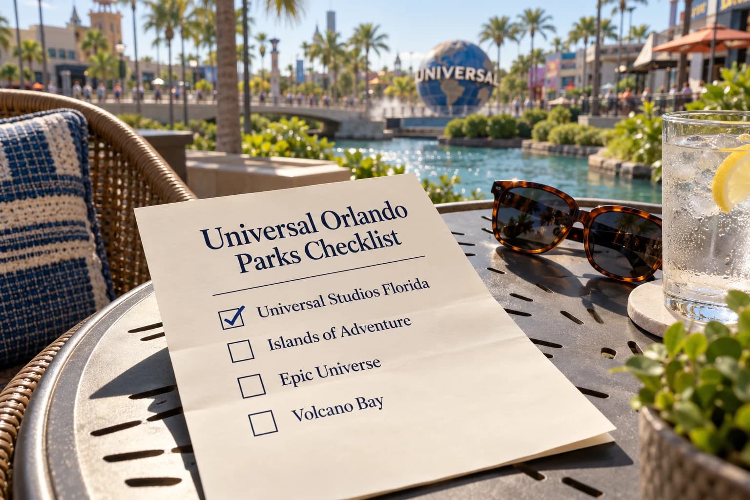 Universal Orlando Parks Checklist