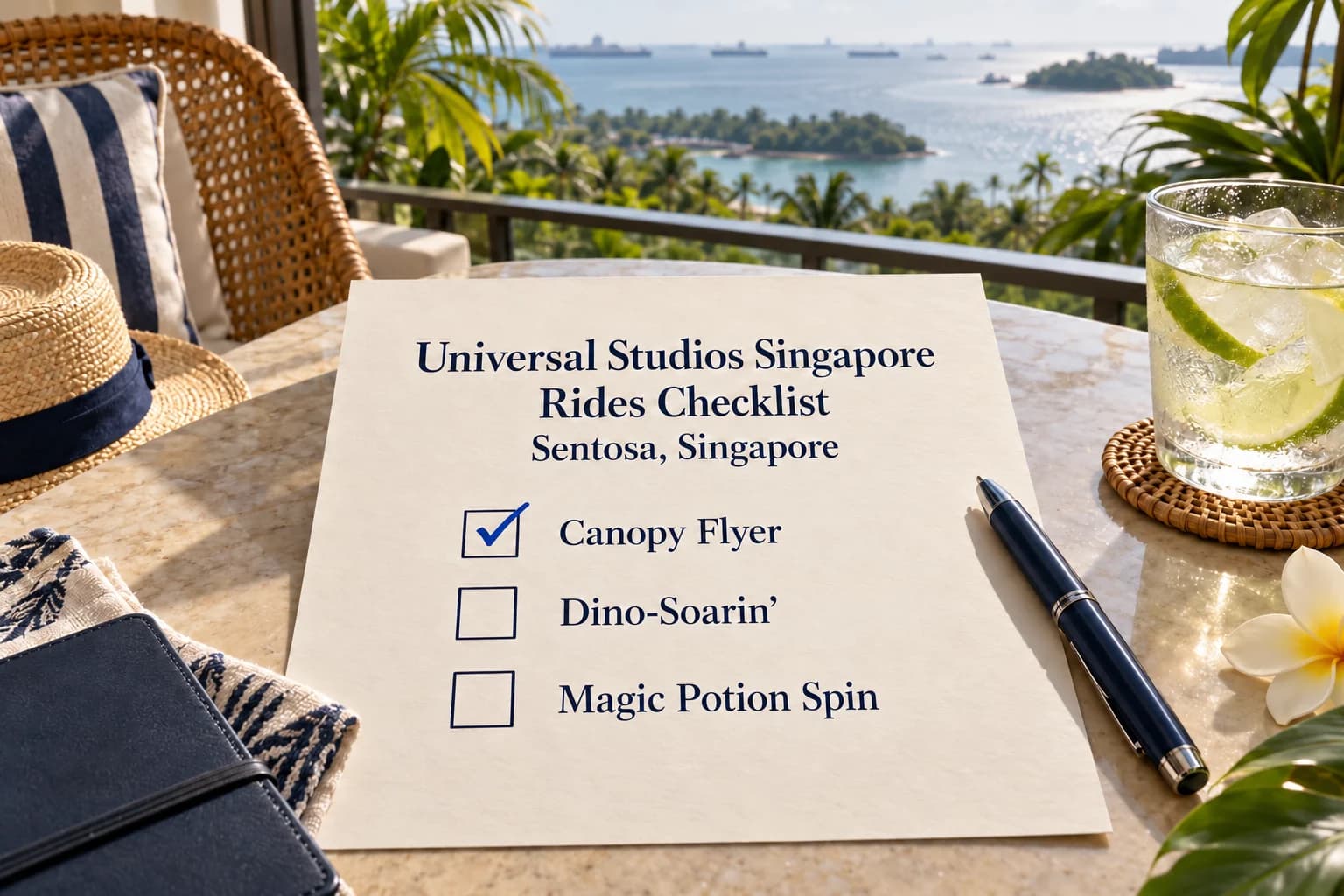 Universal Studios Singapore Rides Checklist