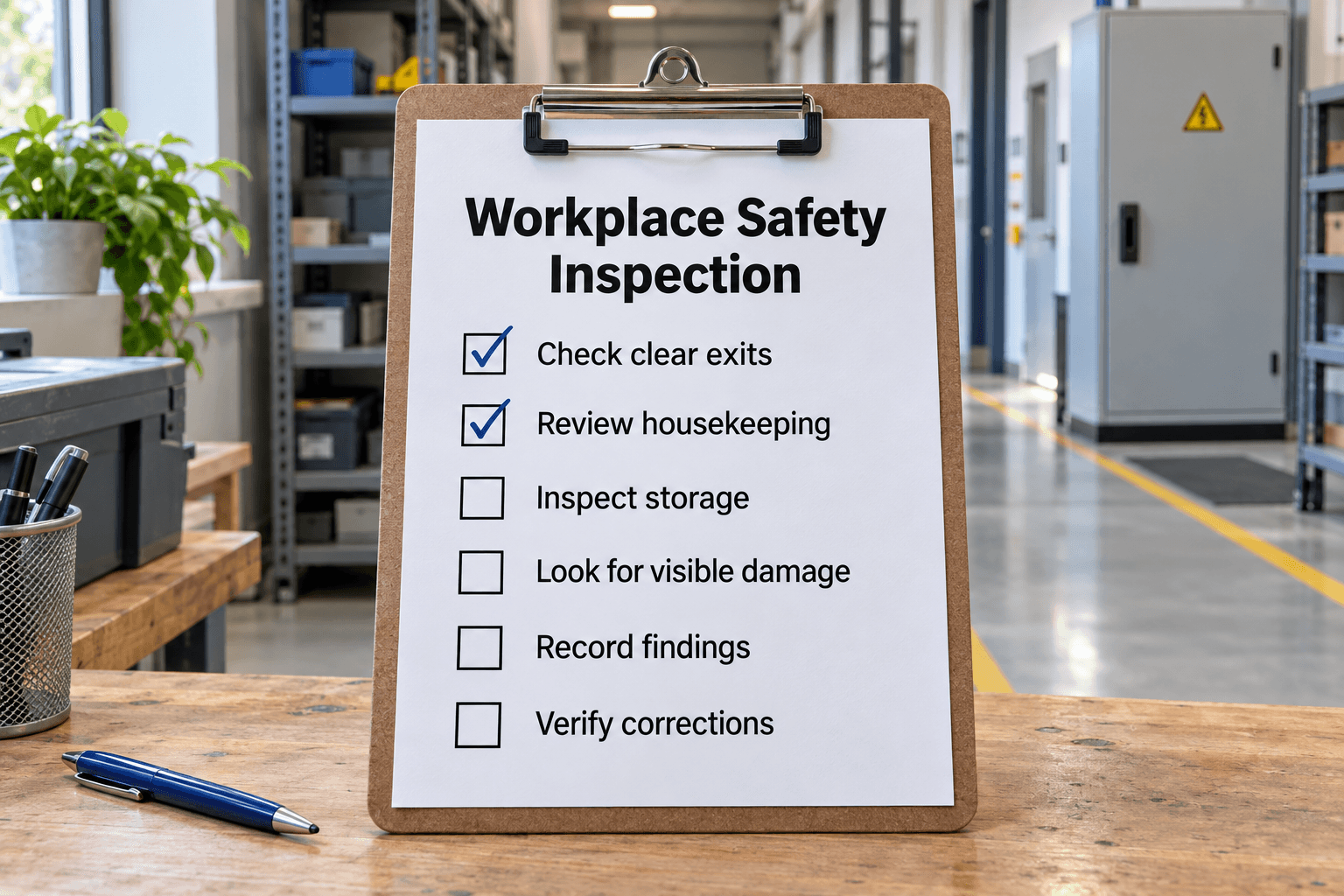 Workplace Safety Inspection Checklist