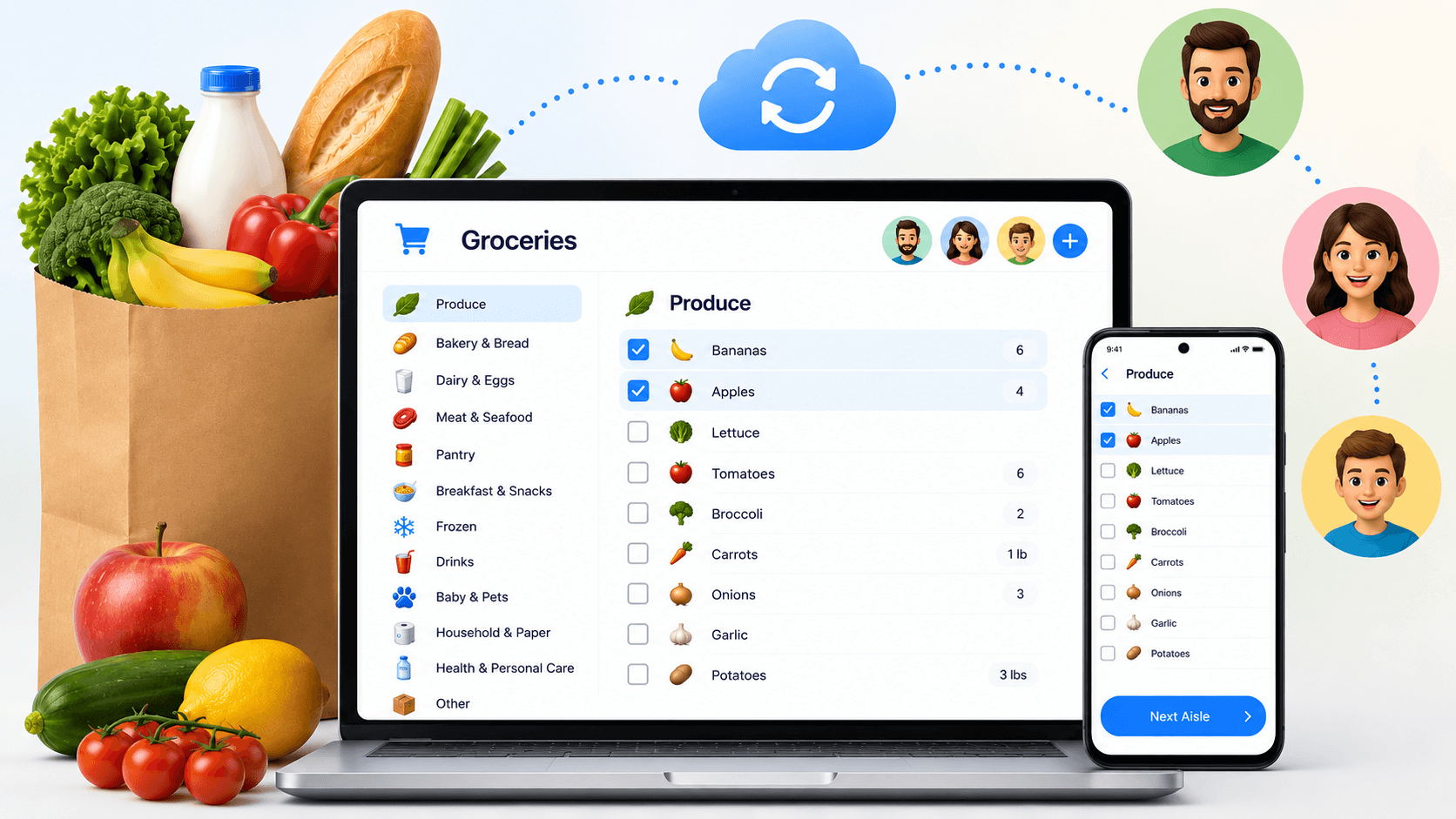 Groceries checklist