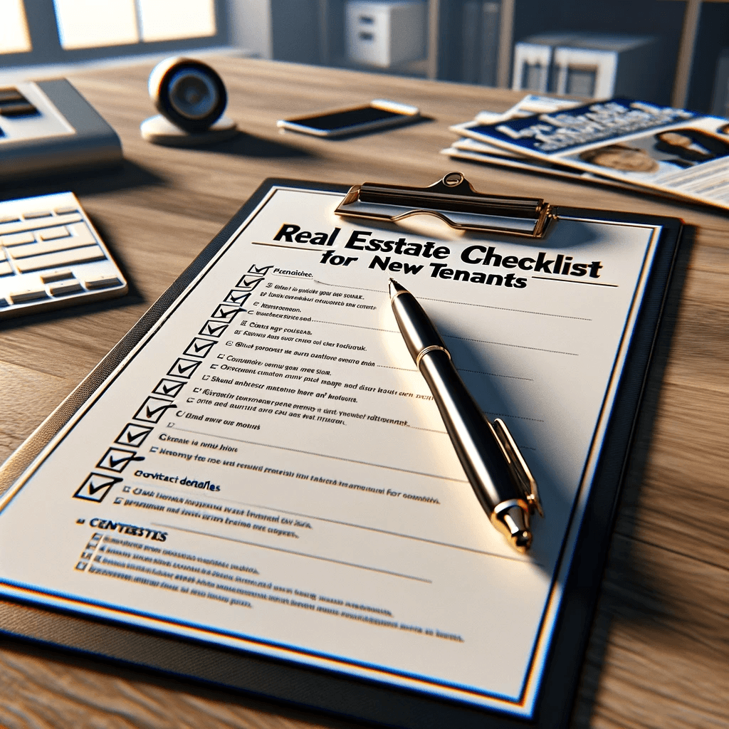 Checklist Image Real Real Estate Agent Checklist for New Tenants |Free|App|PDF