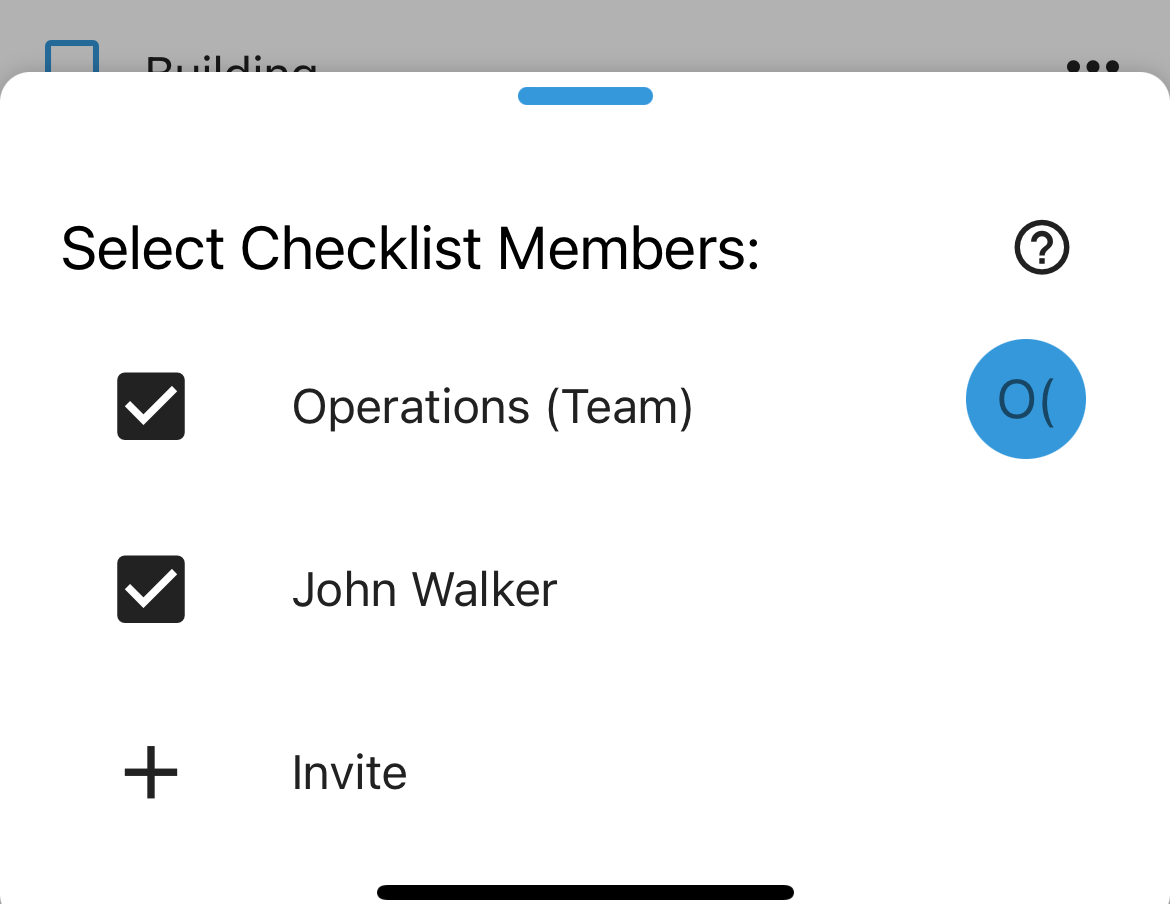 Checklist Members